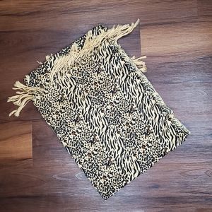 Leopard print scarf